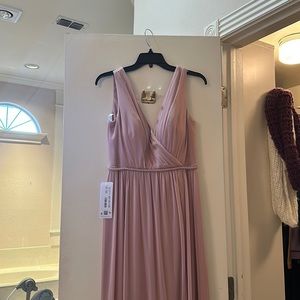 Azazie Dusty Rose Dress NEW Size 8